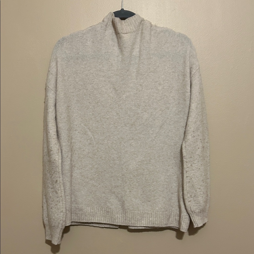 GAP Women's Light Gray Open Cardigan - Picture 7 of 10